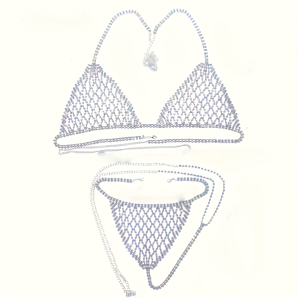 Personalized Sparkling Silvery - огляд і ціна Body Jewelry Bra