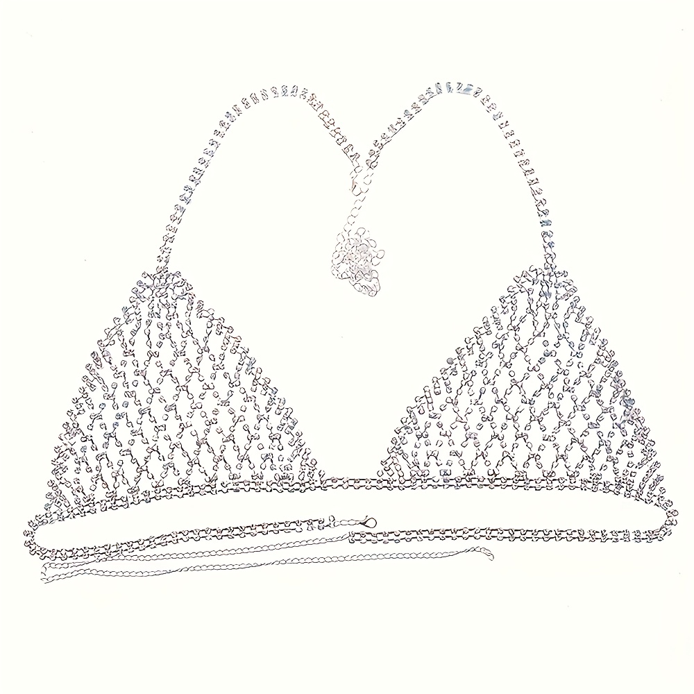 Personalized Sparkling Silvery - огляд і ціна Body Jewelry Bra