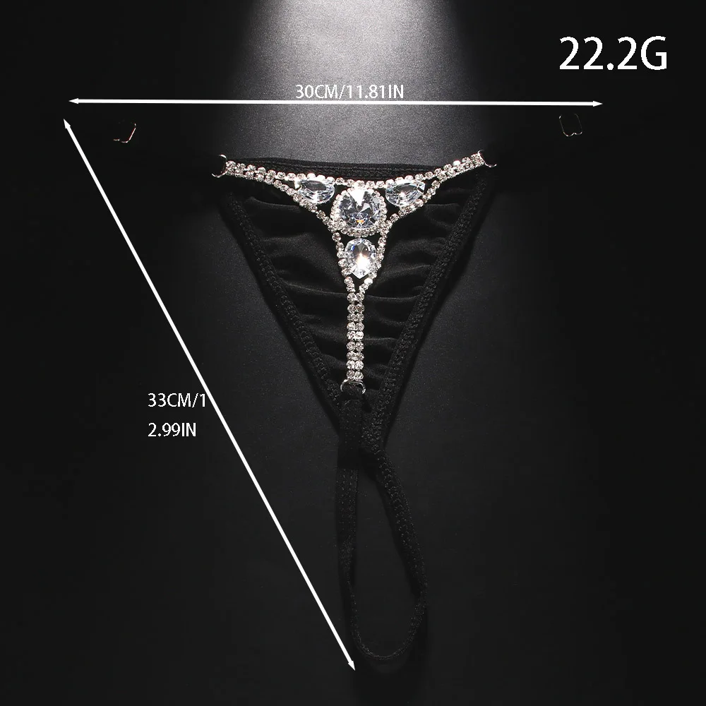 Sexy Round Rhinestone Thong Ad - огляд і ціна Body Jewelry Rhinestone