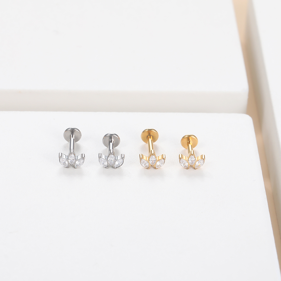 1pc Labret Piercing Titanium L - огляд і ціна Body Jewelry Labret
