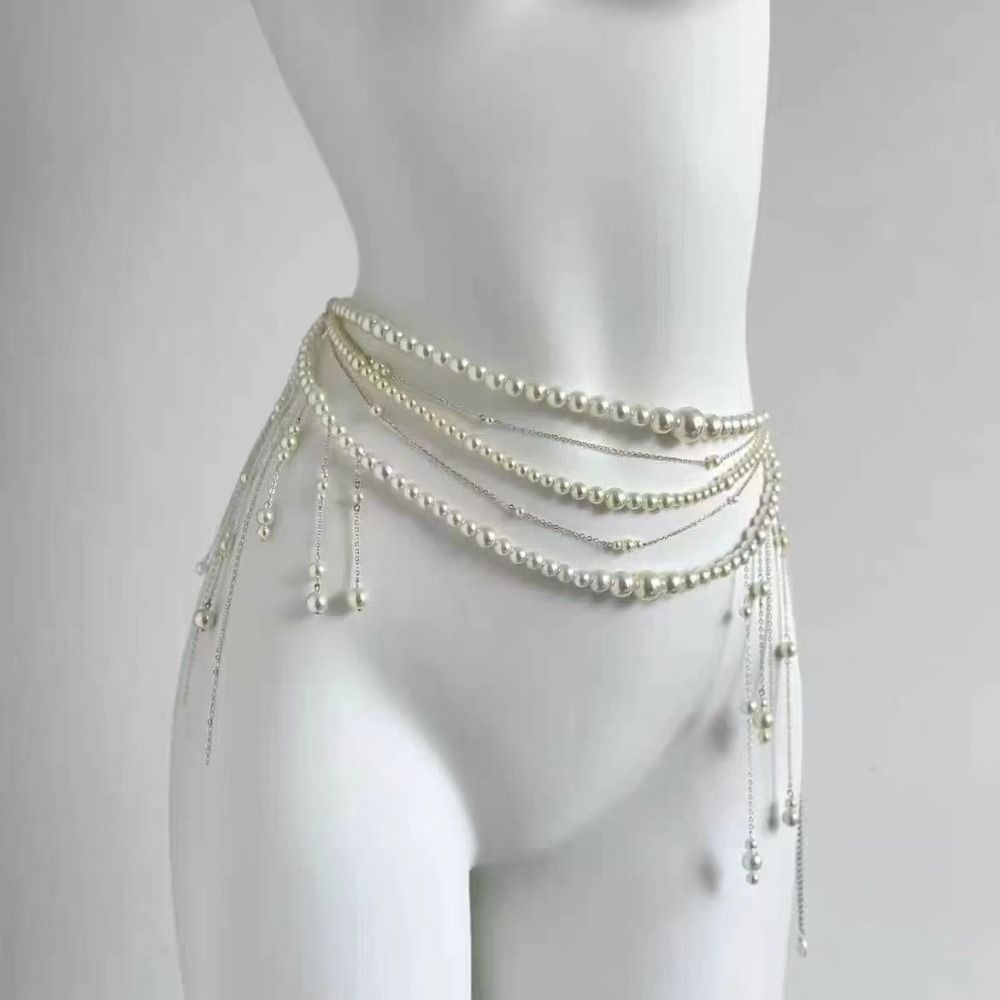 Fashion Elegant Pearl Waist Ch - огляд і ціна Body Jewelry Chains