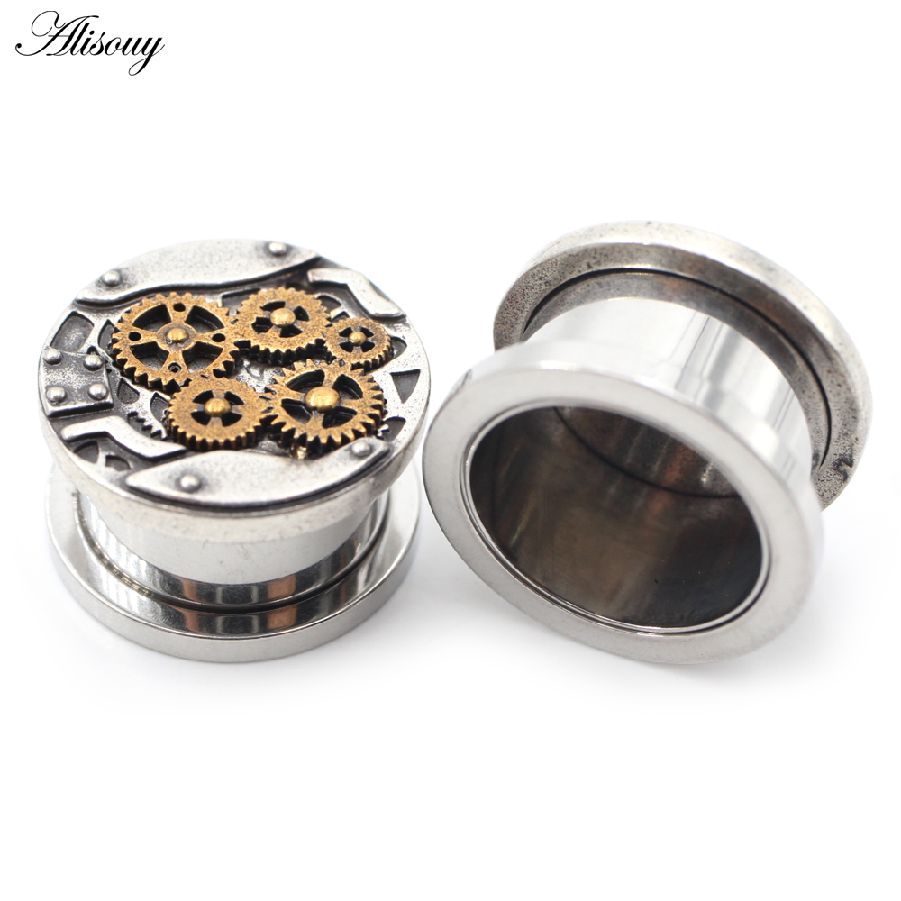 Alisouy 2PCS Punk Machine Gear - огляд і ціна Body Jewelry Factory