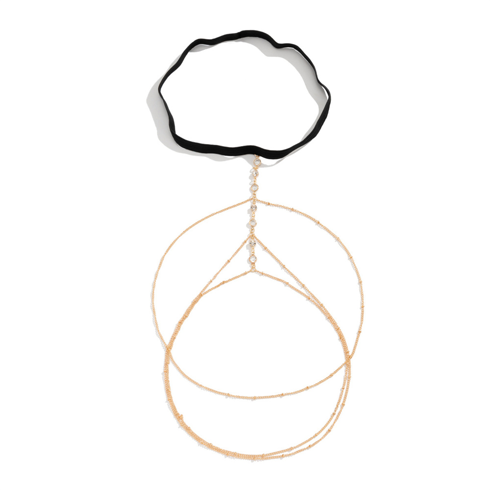 Boho Elastic Band Crystal Leg  - огляд і ціна Body Jewelry Chains