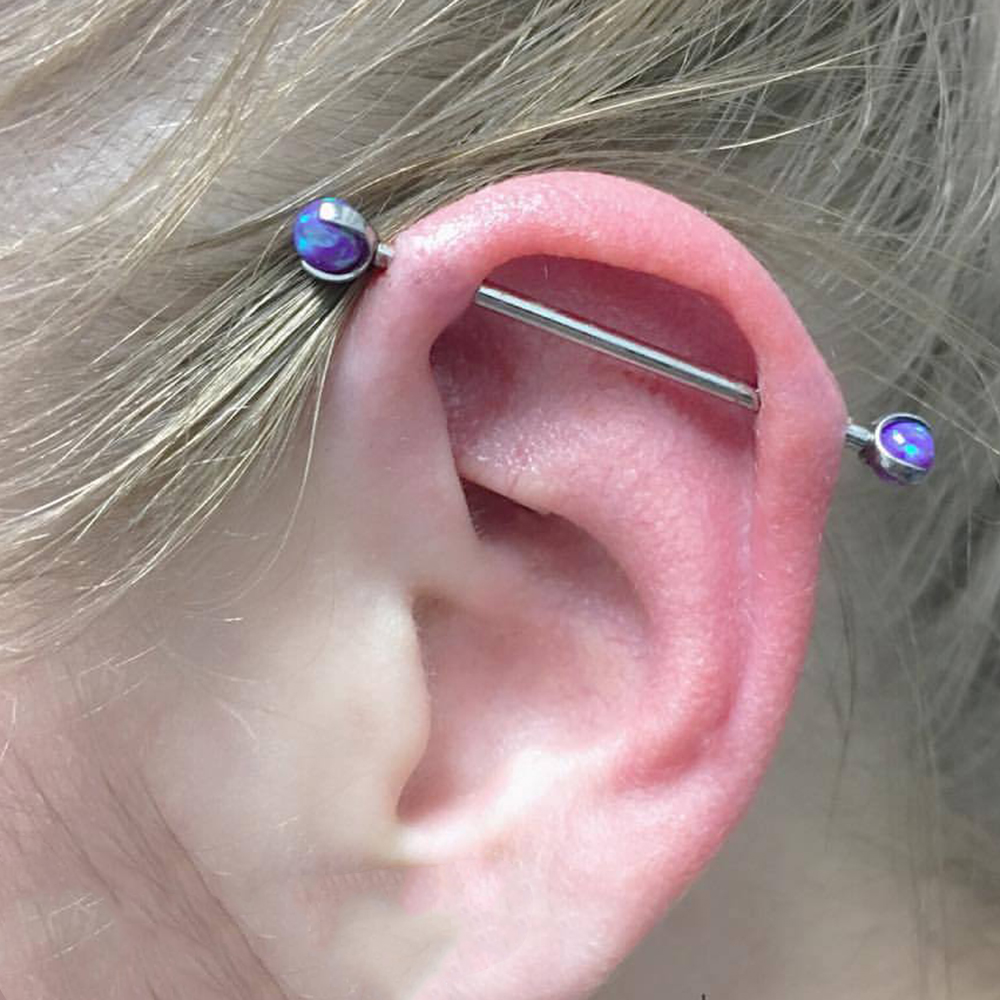 1PC Surgical Steel Prong Opal  - огляд і ціна Body Jewelry Industrial