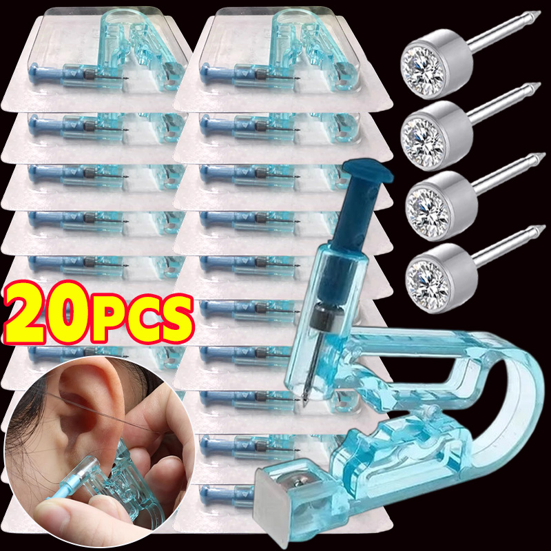 1/20pcs Blue Disposable Ear Pi - огляд і ціна Body Jewelry Factory