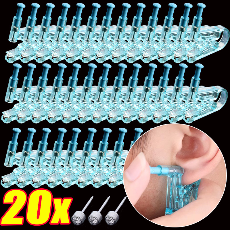 1/20pcs Blue Disposable Ear Pi - огляд і ціна Body Jewelry Factory