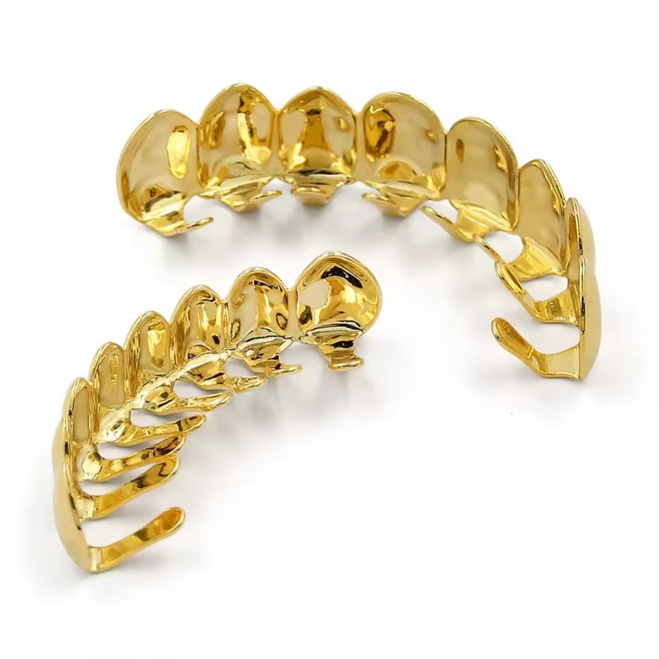 TOPGRILLZ Gold Silver Plated H - огляд і ціна Body Jewelry Real Gold