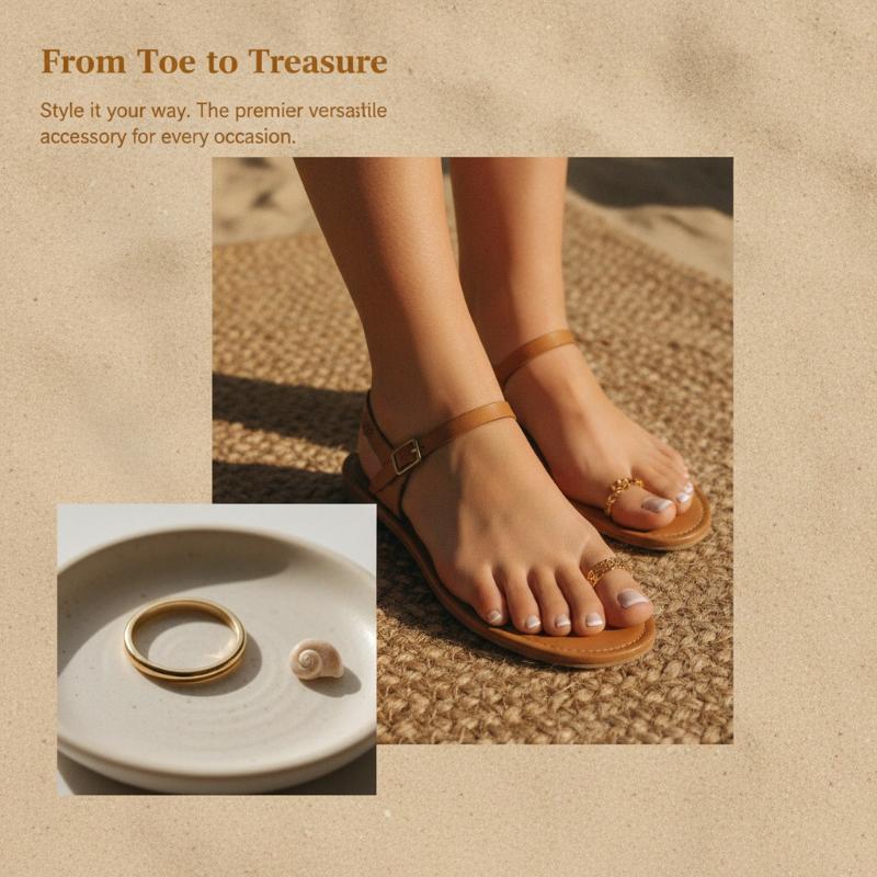 Hypoallergenic Copper Toe Ring - огляд і ціна Body Jewelry Hypoallergenic