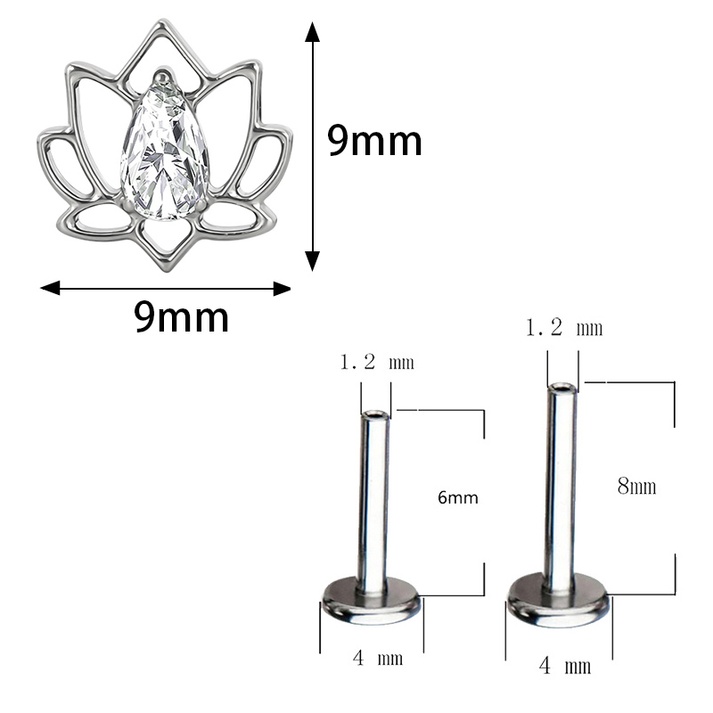 ASTM F136 Titanium Ear PIERC B - огляд і ціна Body Jewelry Factory