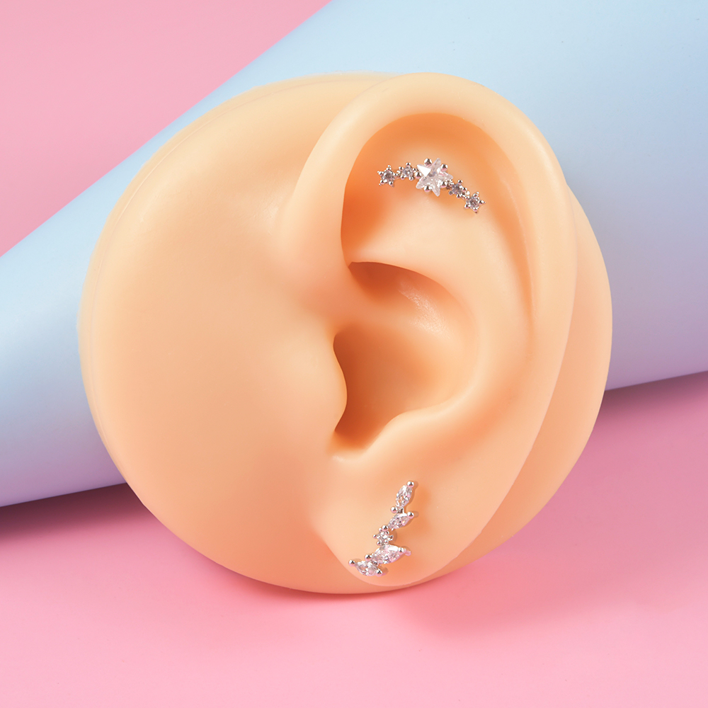 1PC Surgical Steel Zircon Labr - огляд і ціна Body Jewelry Labret