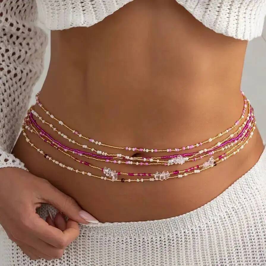 SHIXIN 6Pcs/Set Boho Colorful  - огляд і ціна Body Jewelry Chains