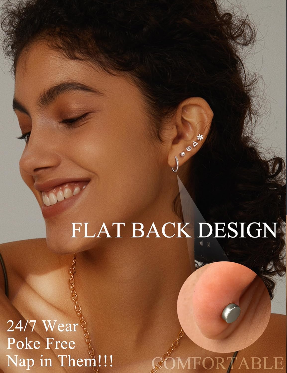 FASACCO 1 Pair Surgical Steel  - огляд і ціна Body Jewelry Hypoallergenic
