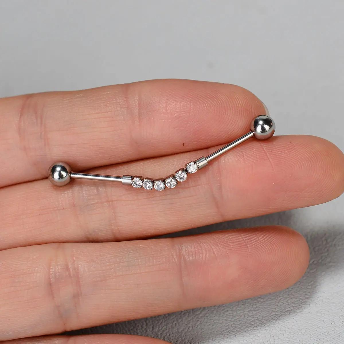 1PC Stainless Steel Long Indus - огляд і ціна Industrial Barbell Long